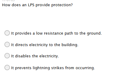 answer accuratley How does an LPS provide