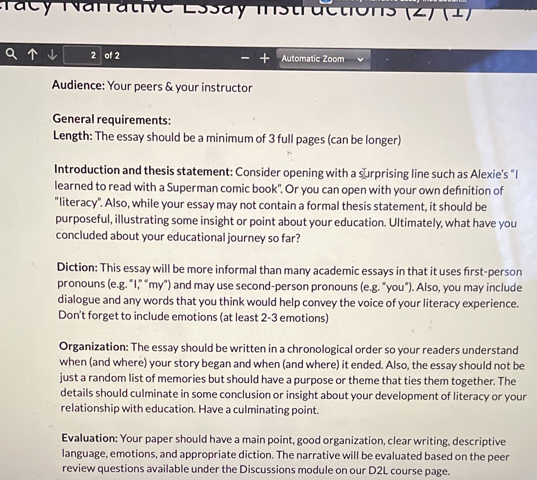 4 Automatic Zoom Audience: Your peers & your