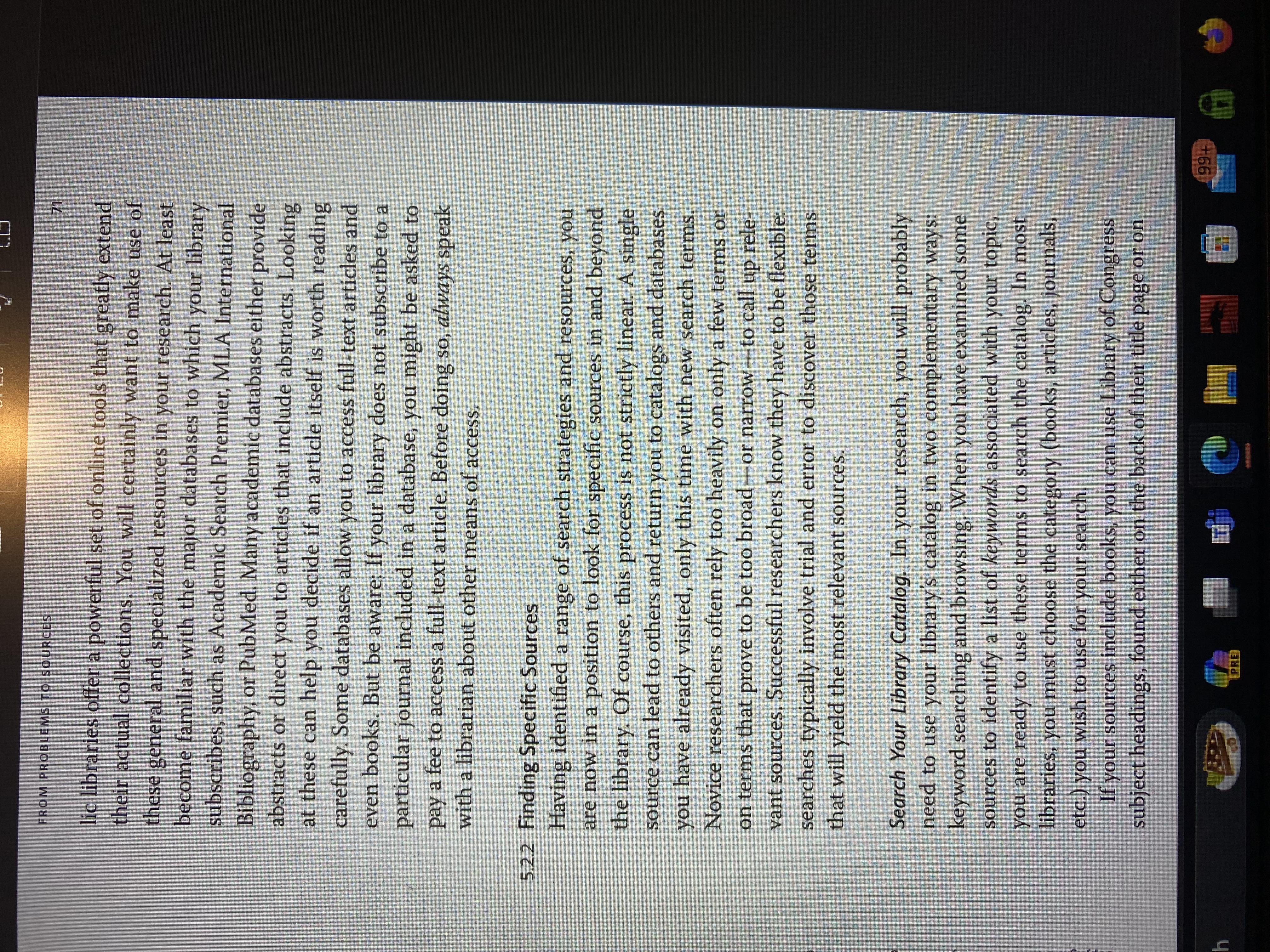 5 From Problems to Sources If you are a new