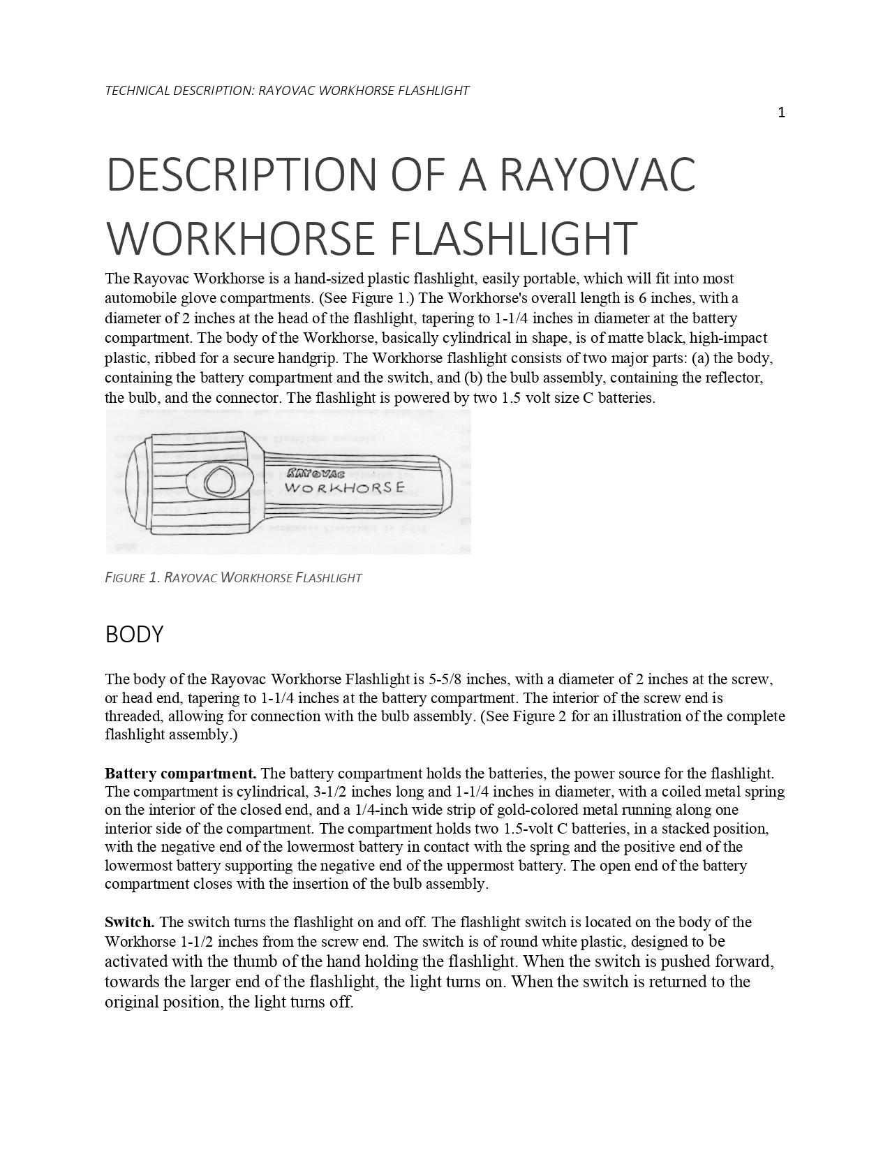 could u write technical description for the Brita