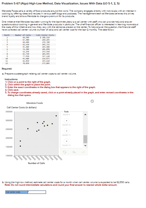 Problem 5 - 6 7 ( Algo ) High - Low Method, Data