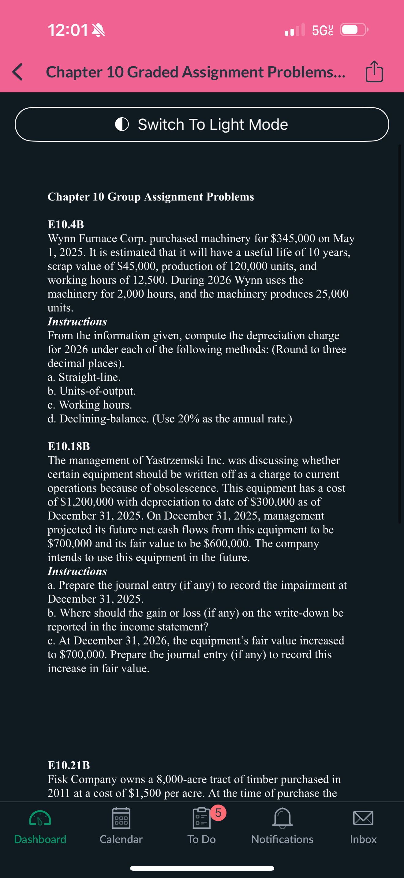 1 2 : 0 1 5 G Chapter 1 0 Graded Assignment