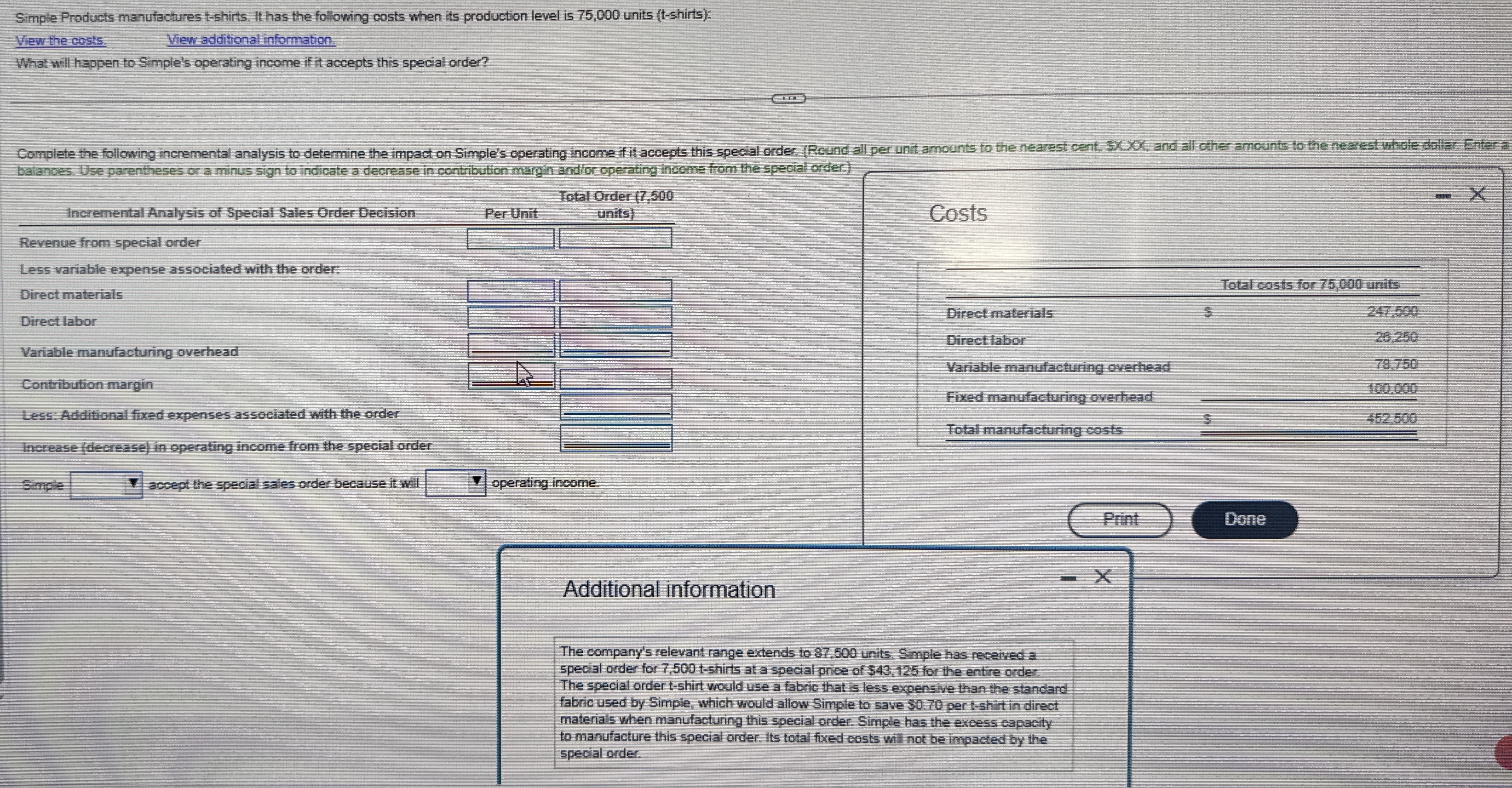 Simple products, manufactured T - shirts. It has