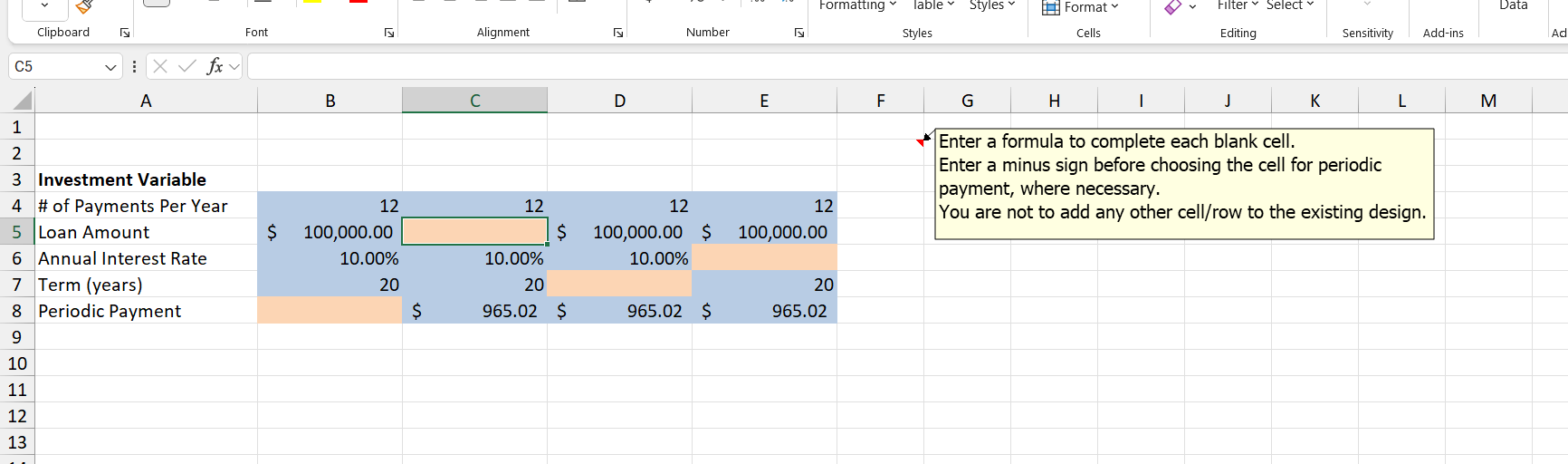 Hello, I need to enter formulas in the below