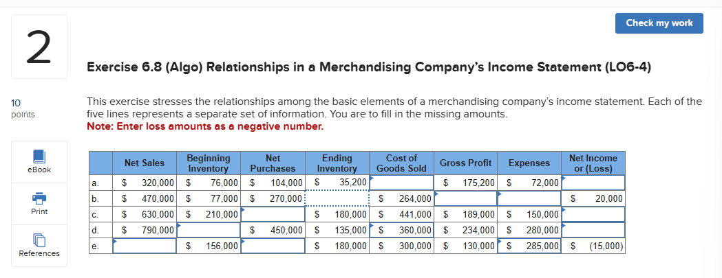 2 Exercise 6 . 8 ( Algo ) Relationships in a