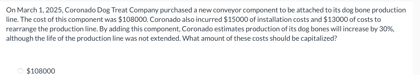On March 1 , 2 0 2 5 , Coronado Dog Treat Company