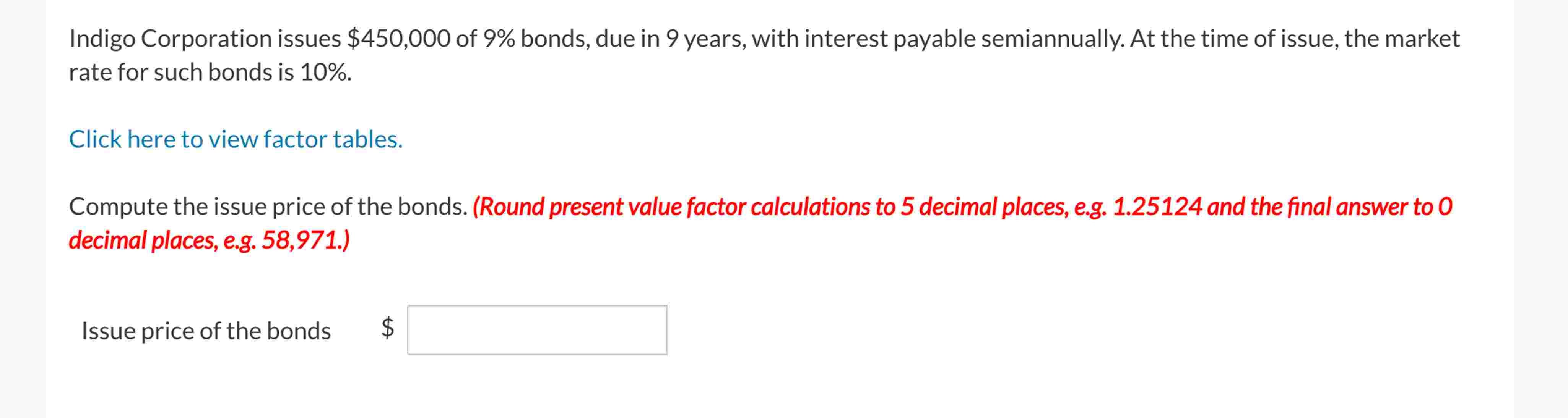 Indigo Corporation issues \ ( \ $ 4 5 0 , 0 0 0 \