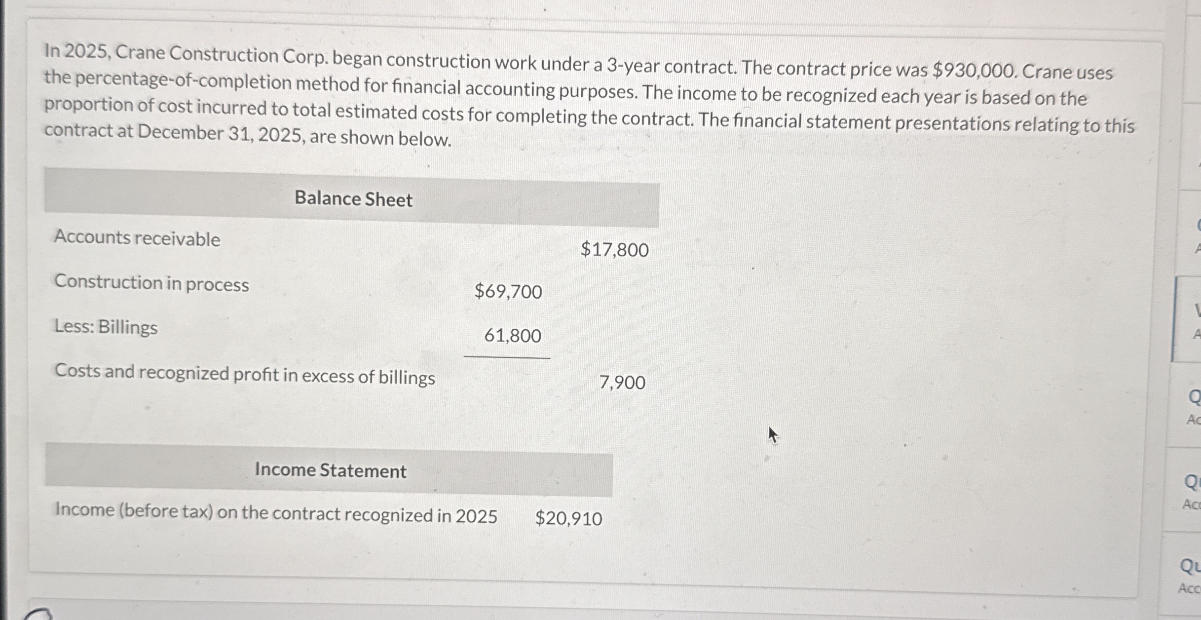 In 2 0 2 5 , Crane Construction Corp. began