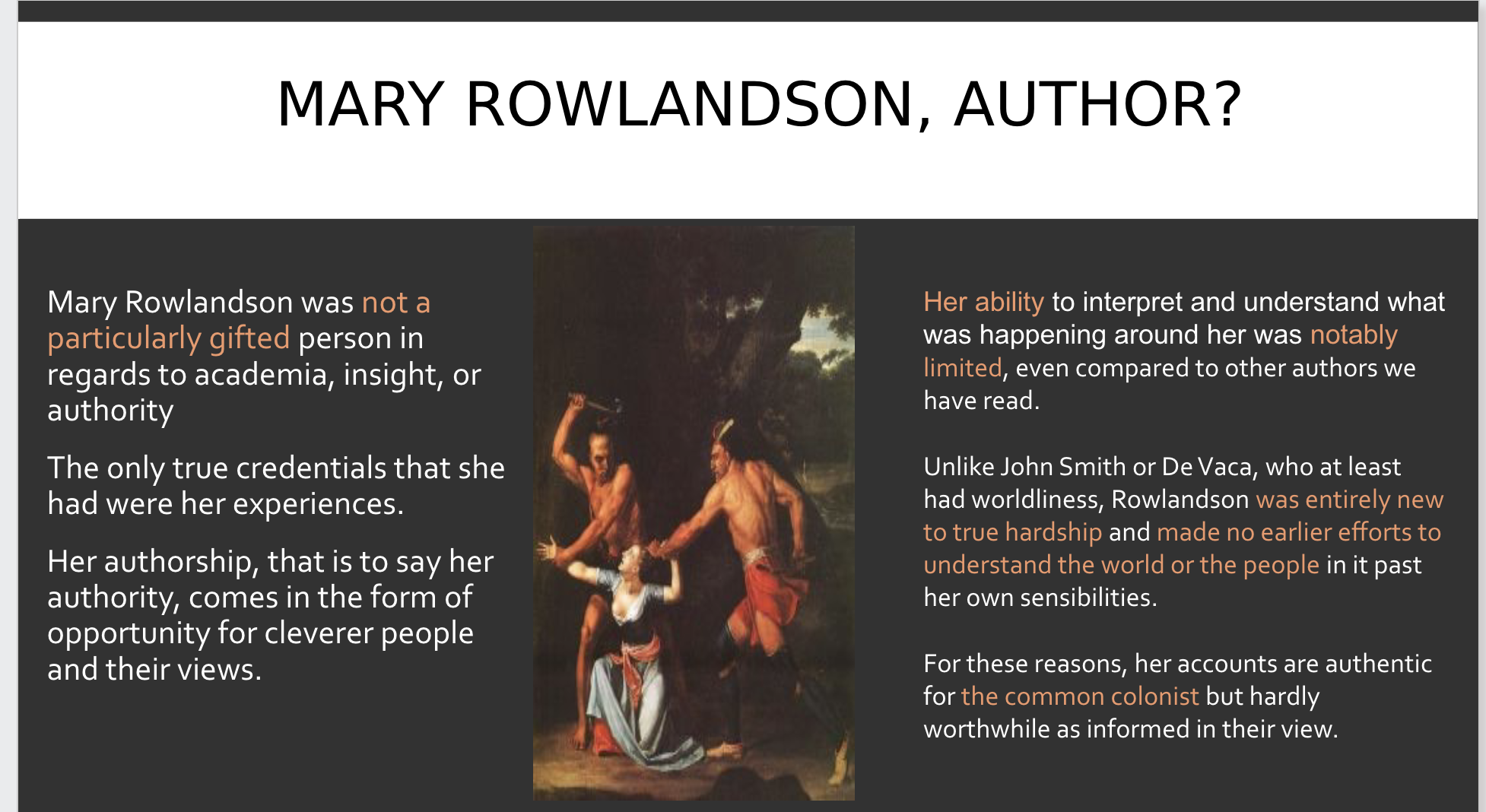 need help create an annotated source about Mary