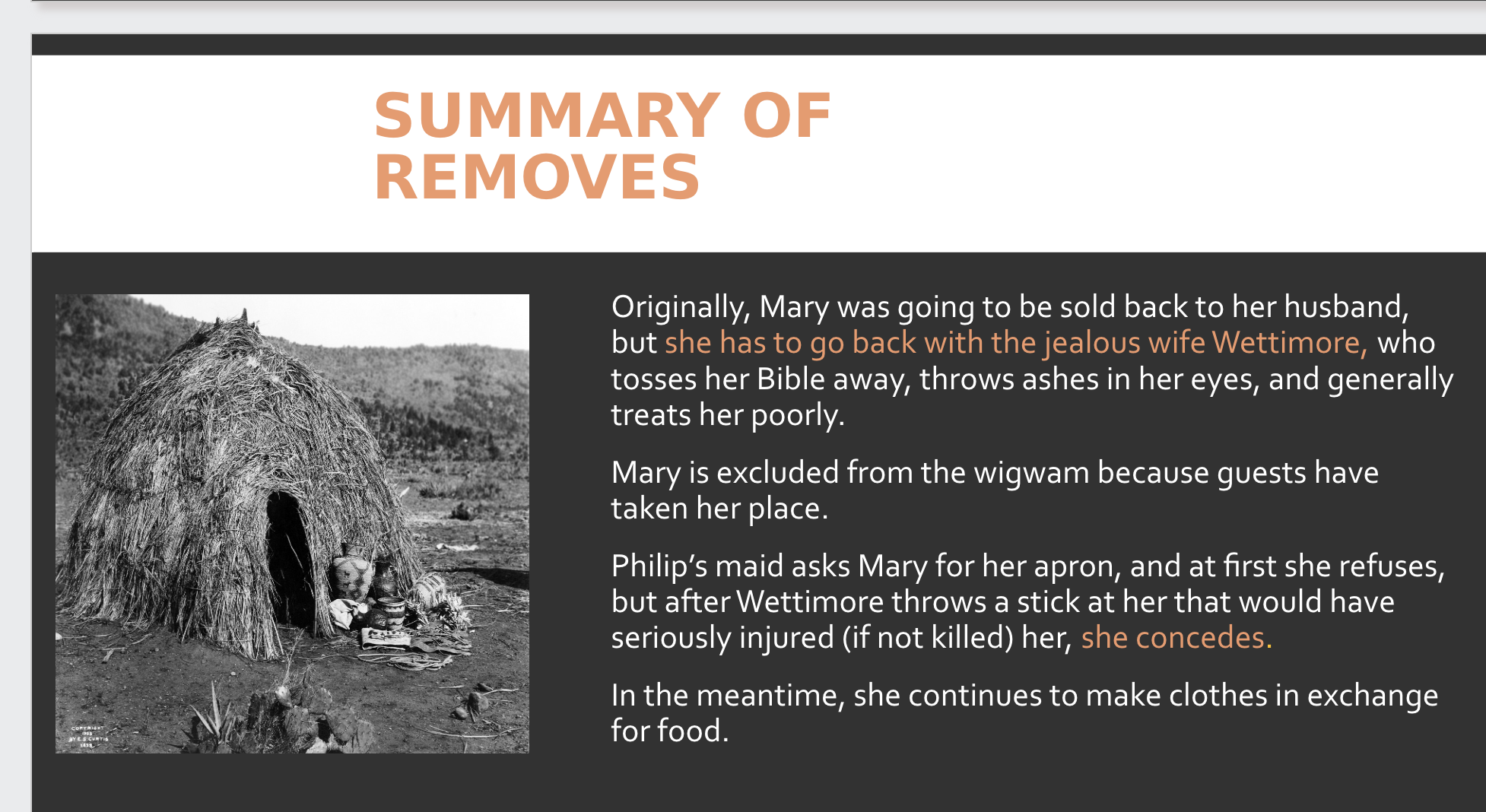 need help create an annotated source about Mary