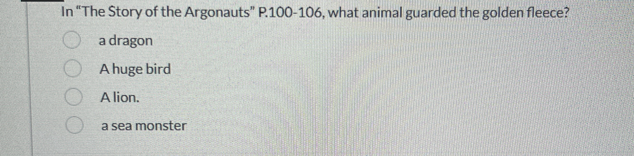 In "The Story of the Argonauts" P . 1 0 0 - 1 0 6