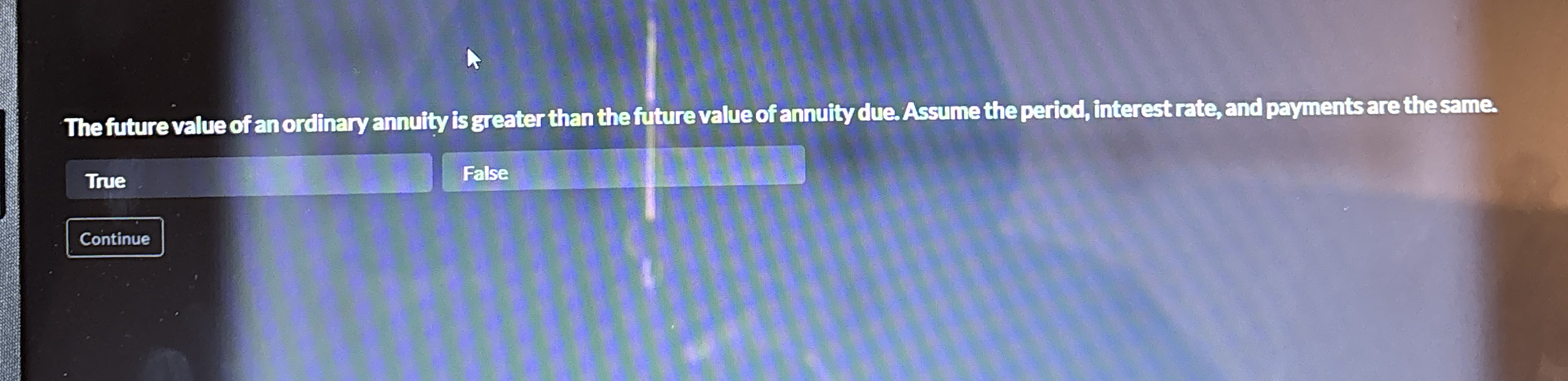 The process of translating a dollar today into