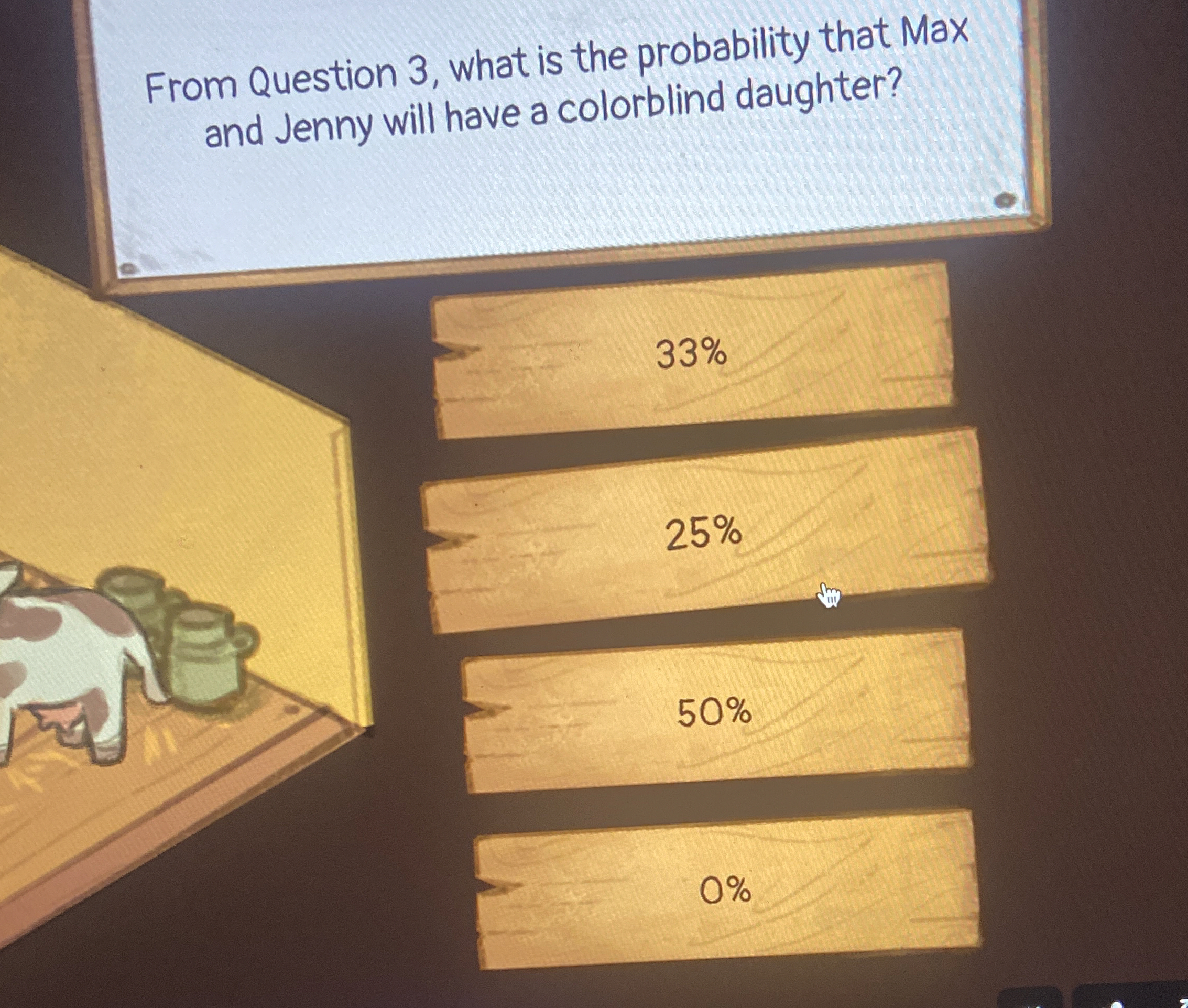 From Question 3 , what is the probability that