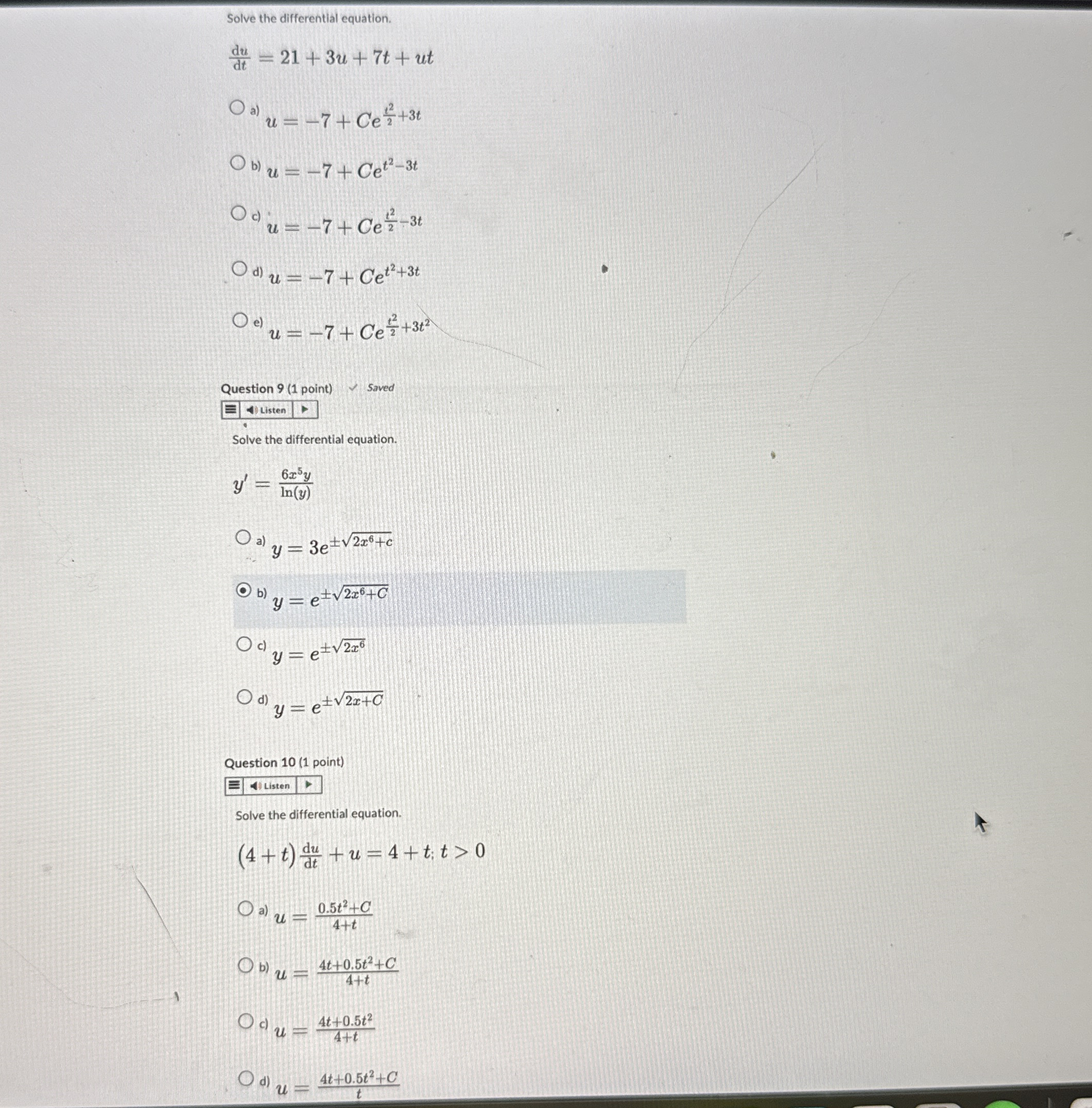 Please help with 8 and 1 0 . Solve the