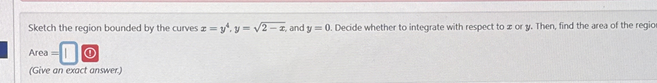 Find the all values of c such that the area of