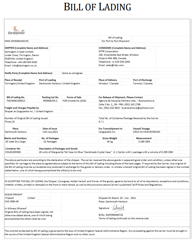 Crossing Borders & Managing Customs: In this