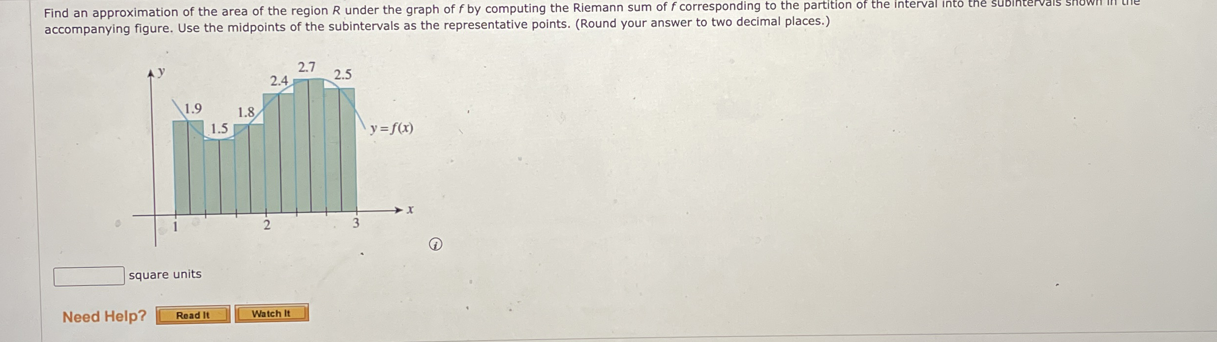 accompanying figure. Use the midpoints of the
