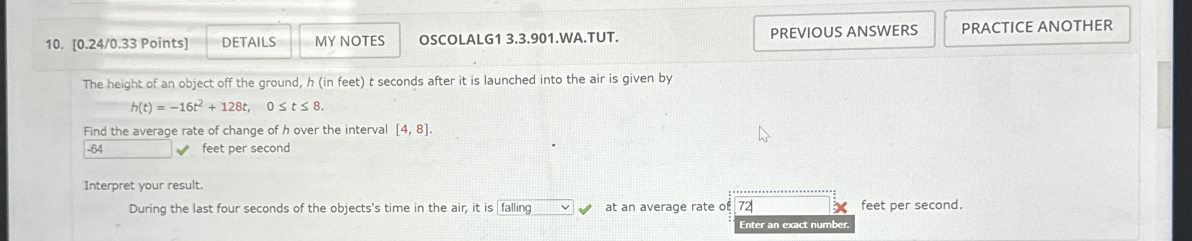 [ 0 . 2 4 / 0 . 3 3 Points ] OSCOLALG 1 3 . 3 . 9