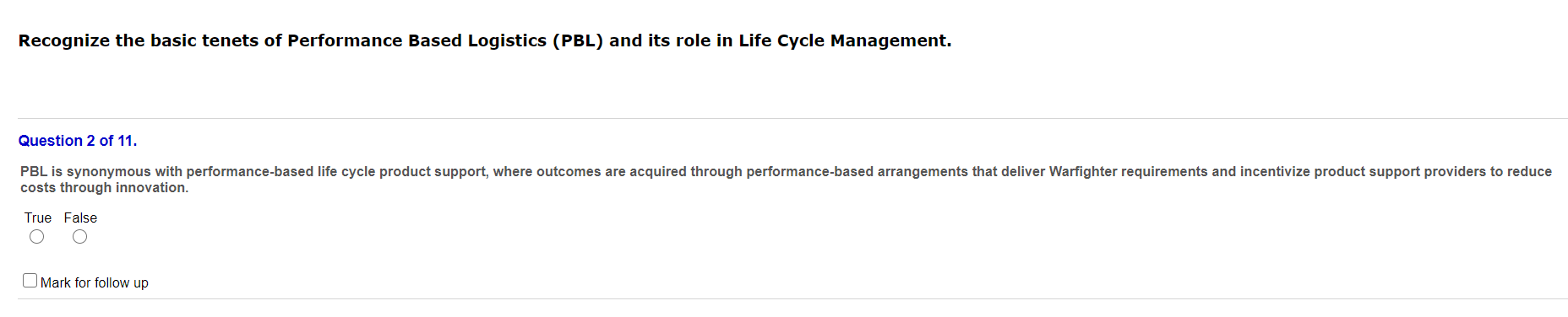 what is the answer Recognize the basic tenets of