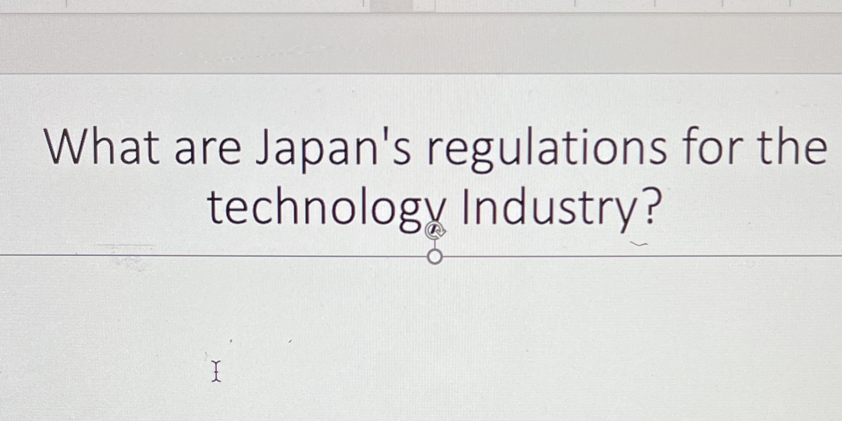 What are Japan's regulations for the