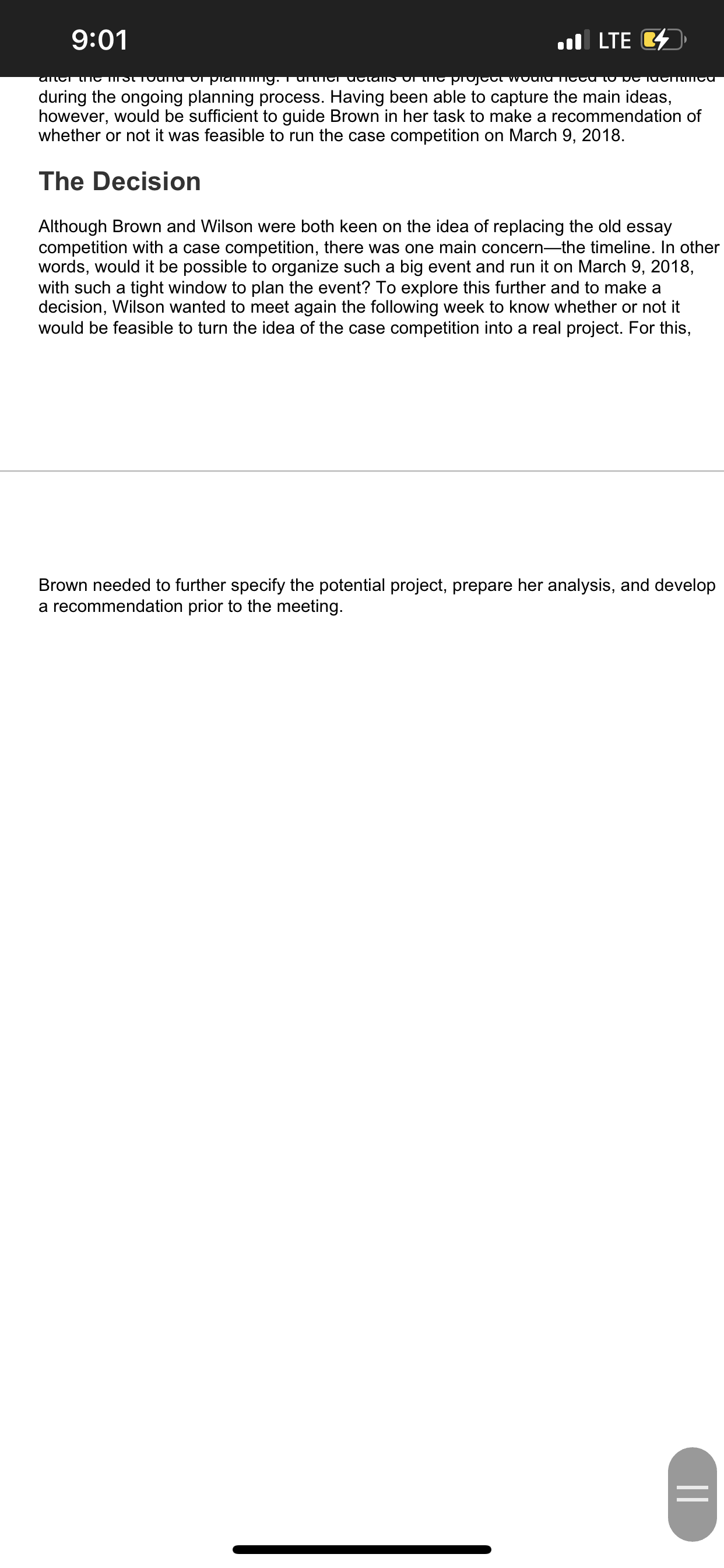 a) Based on the facts in the case develop a