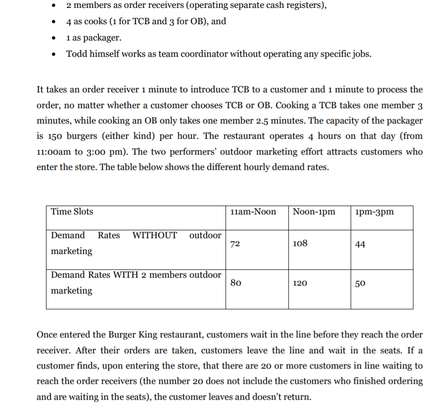 Q3 At what time does the process start to lose