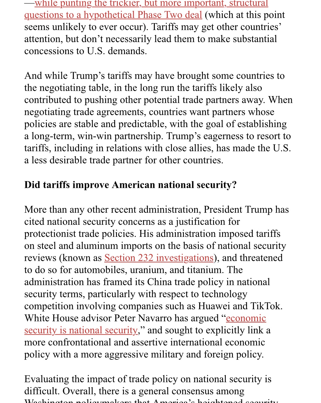 1. Why do we need tariffs? 2. Who pays for these