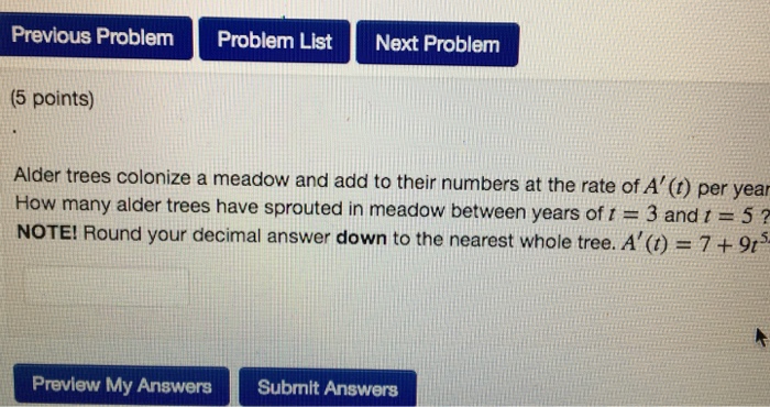 solve all questions Previous Problem Problem List
