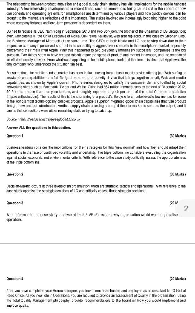 please assist Question 1 to Question 4 The