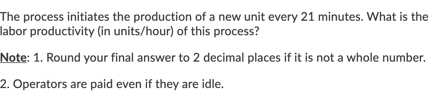 Consider a manufacturing process depicted by the