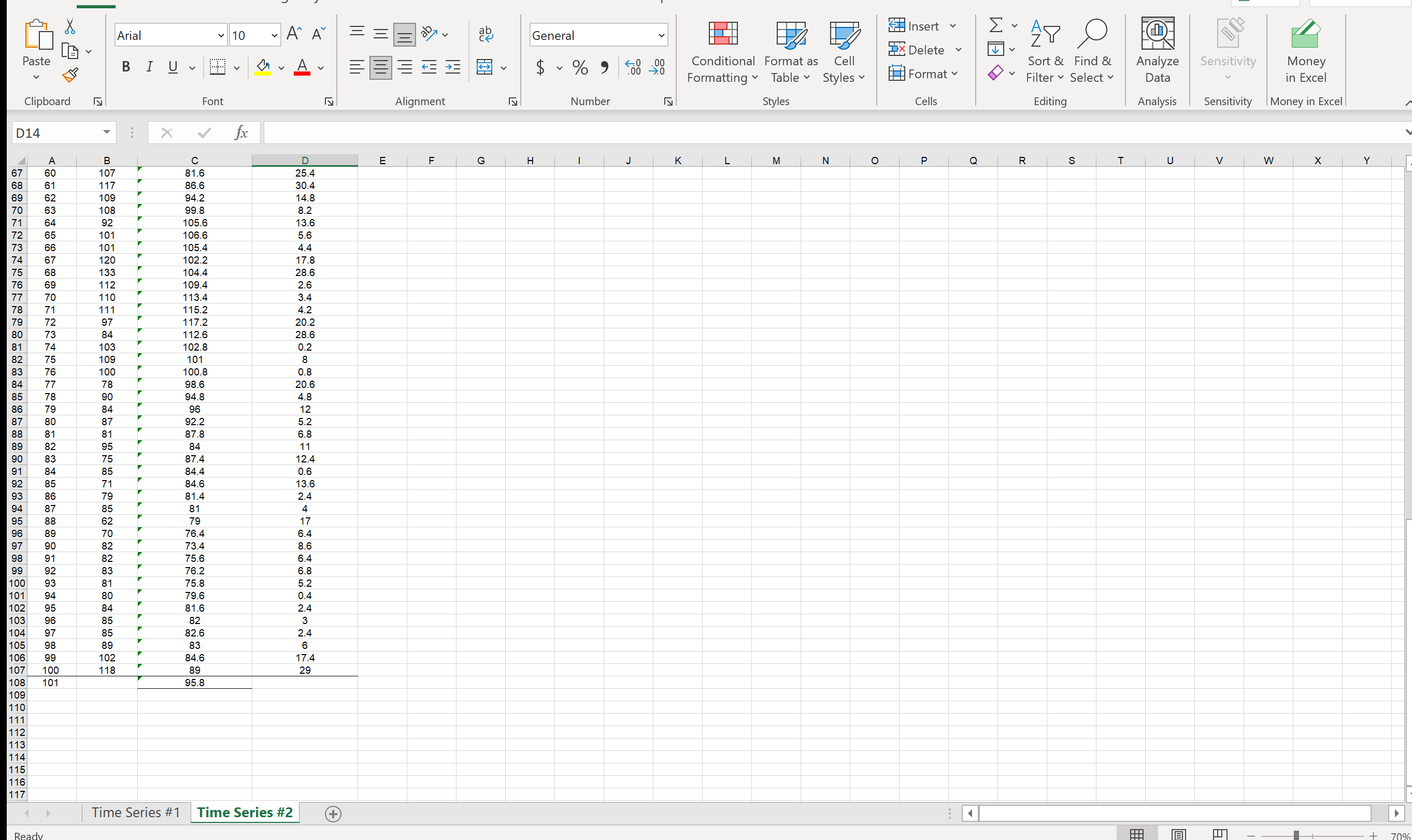 Insert Arial 10 AA = = ab General Ex Ap O 1x