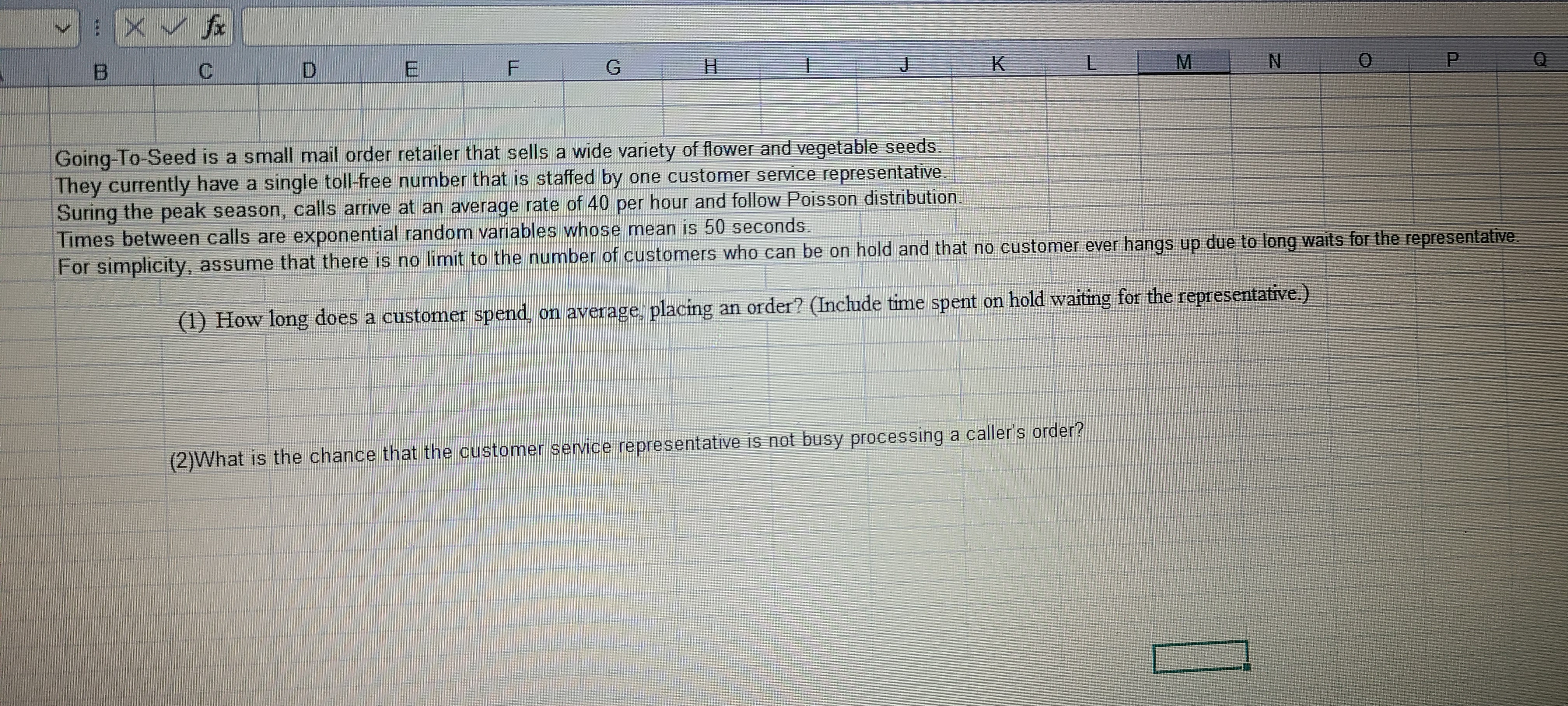 X V fx B C D E F G H K L M N O P Q Going-To-Seed