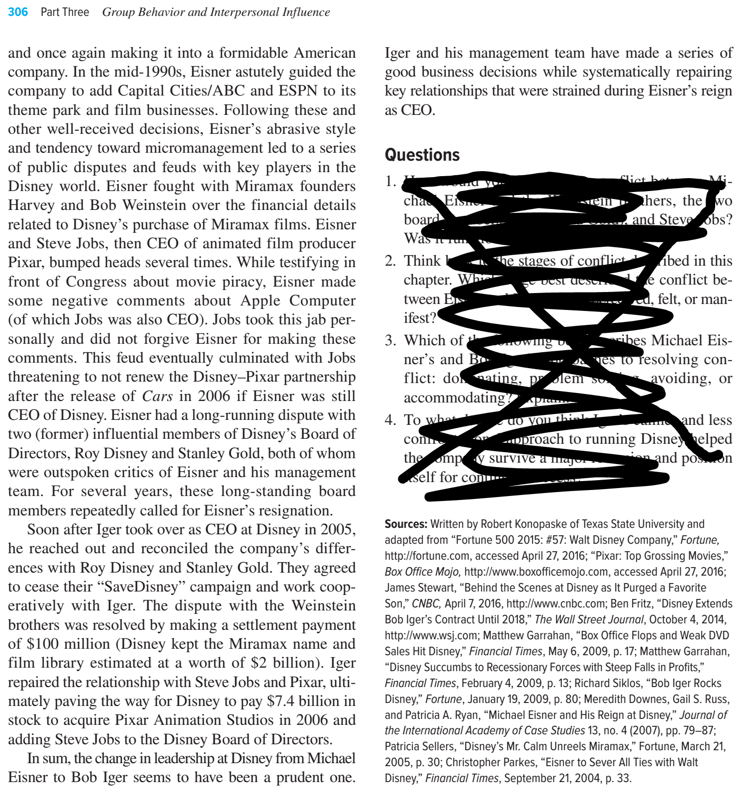 Read Case Study 11.1 and answer the following two