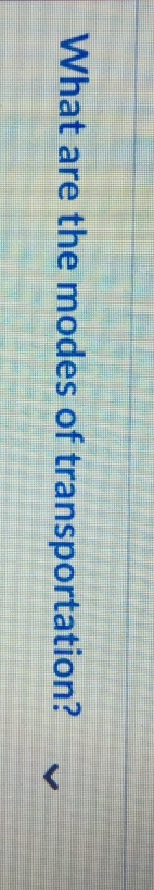 this is the question What are the modes of