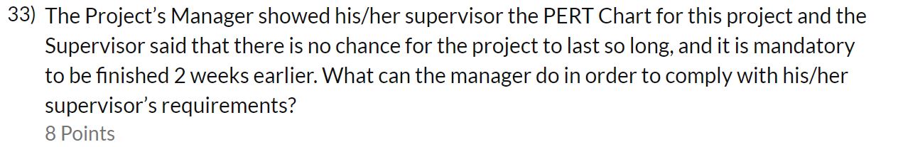Use the following table to answer questions # 31