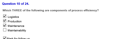 Question 10 of 24. Which THREE of the following