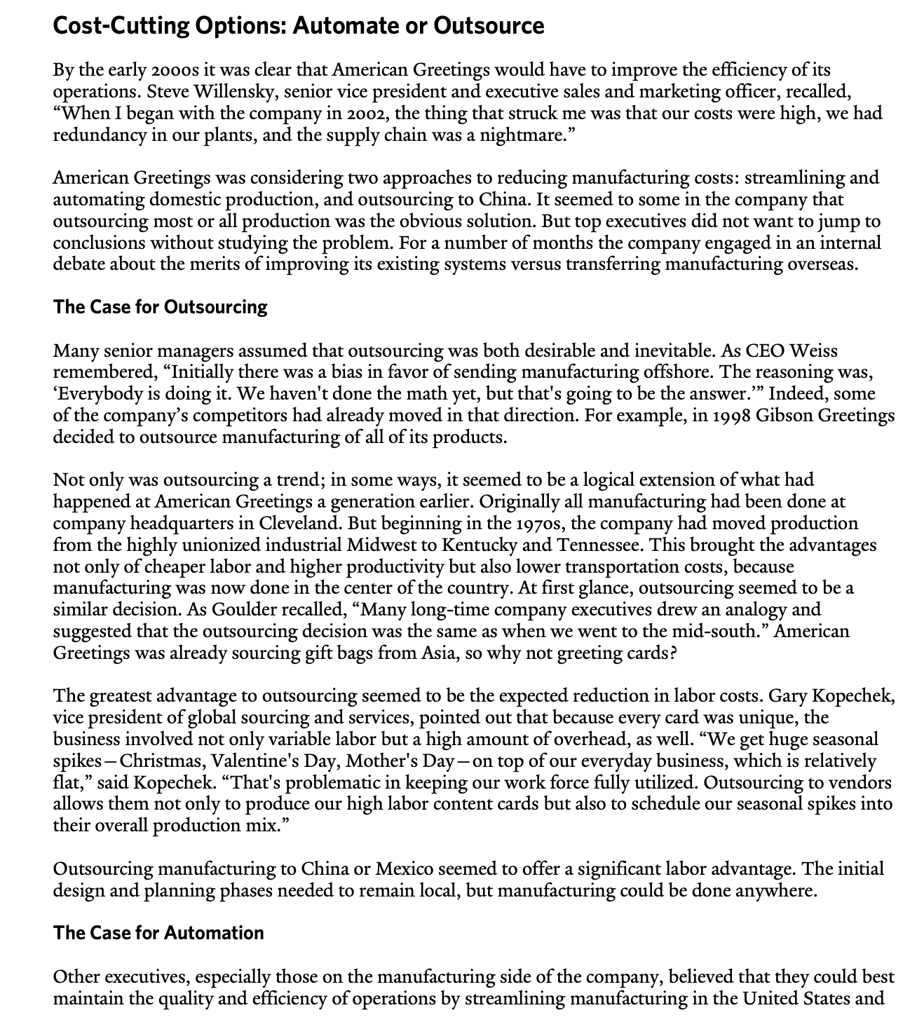 Please Read and answer the questions How do the