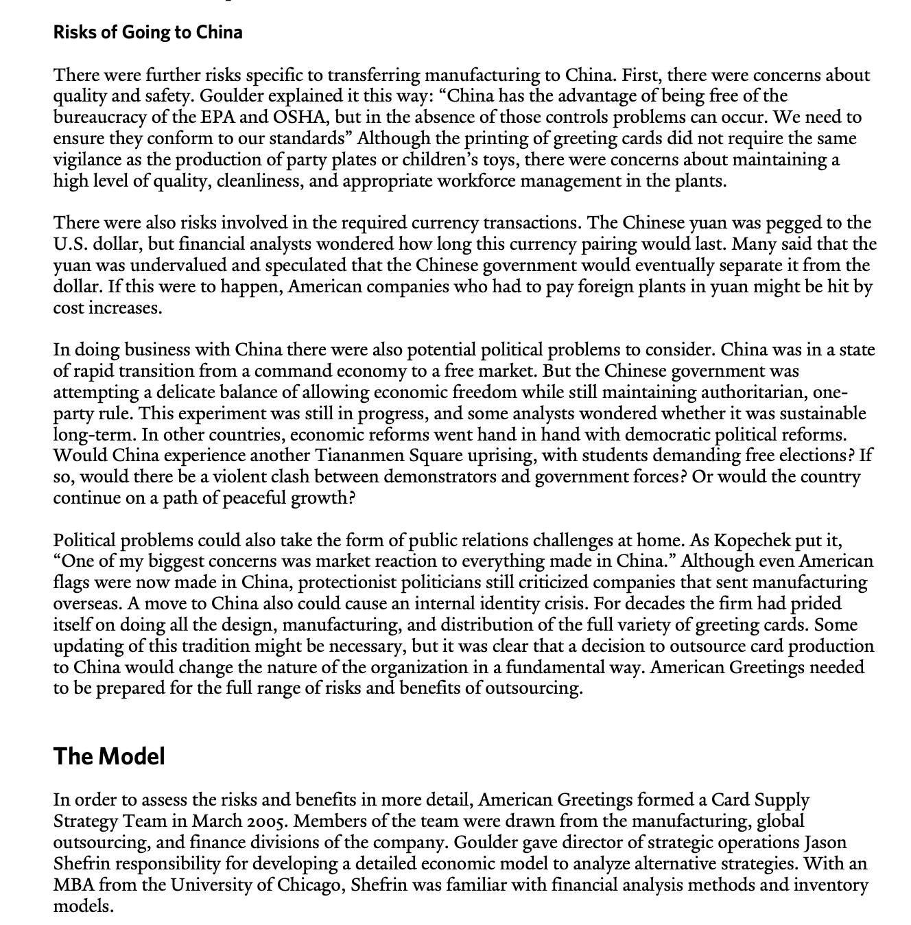 Please Read and answer the questions How do the