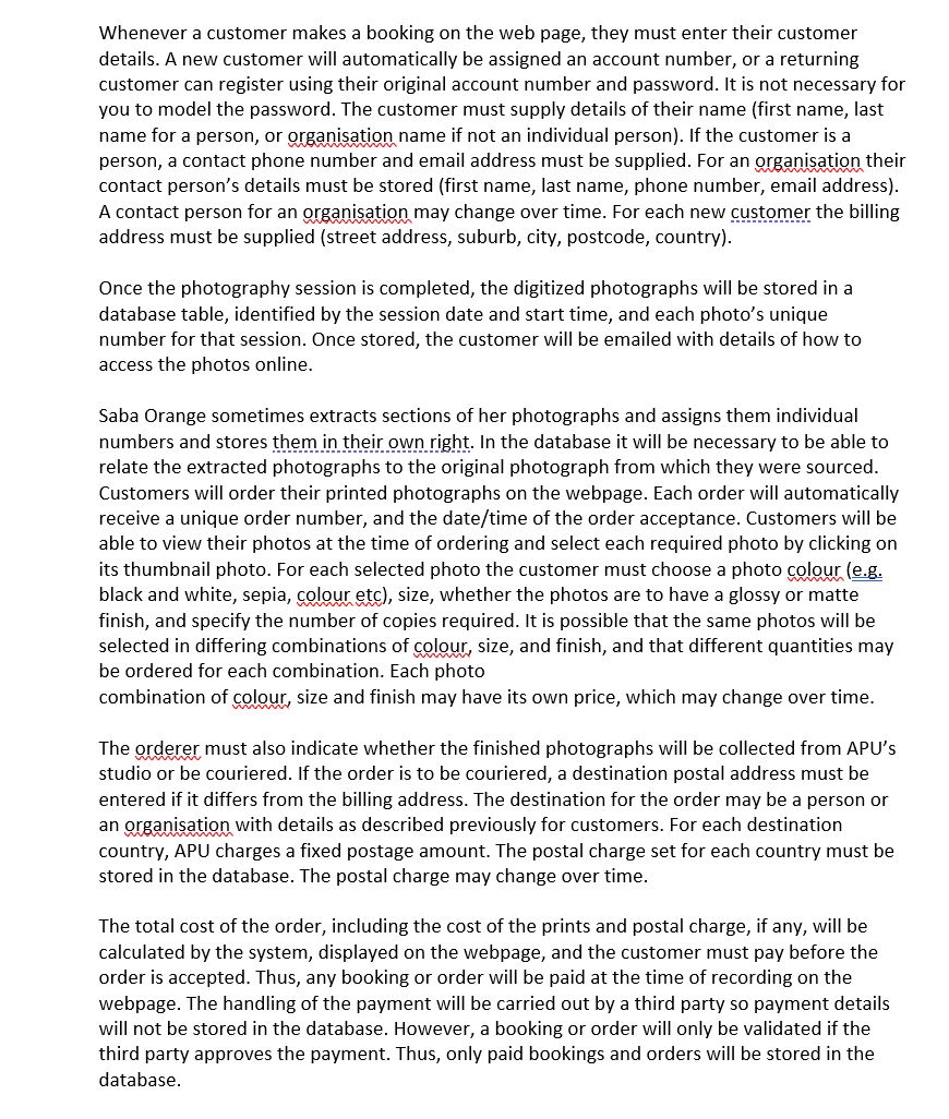 From the case study below answer Tasks 1-3