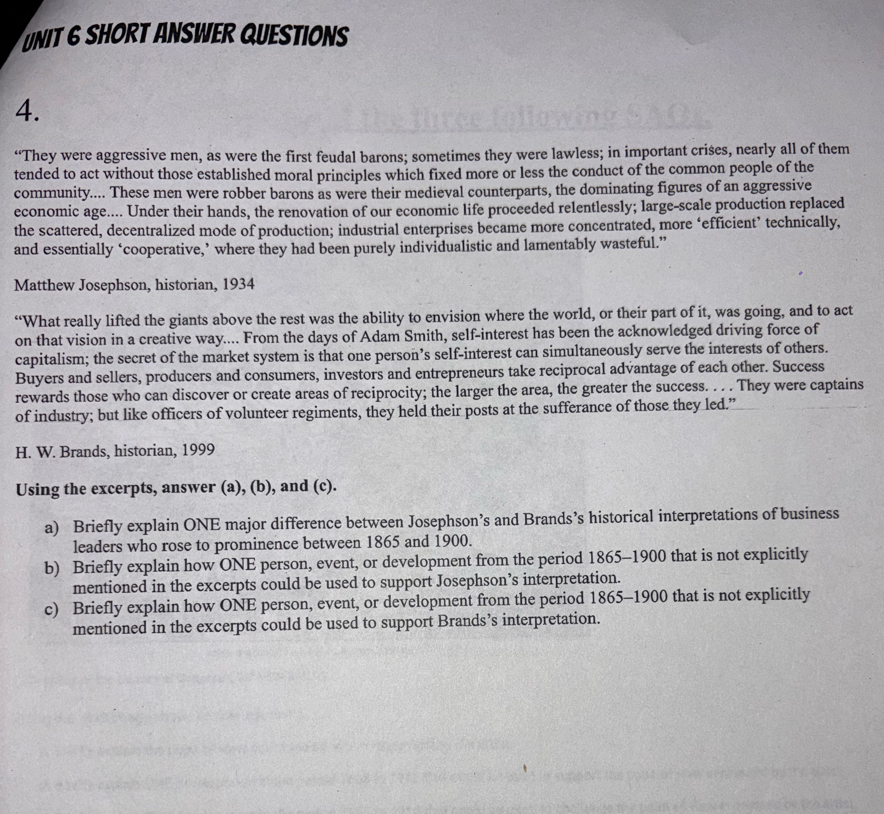 Answer please :) ! Answer the short answer