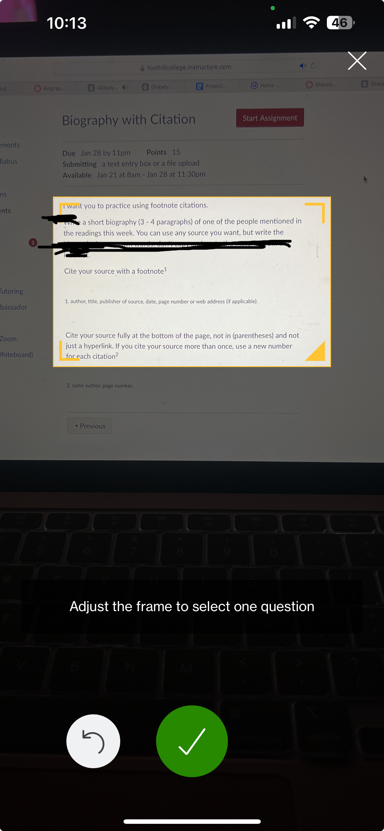 News help | wanit you to practice using footnote