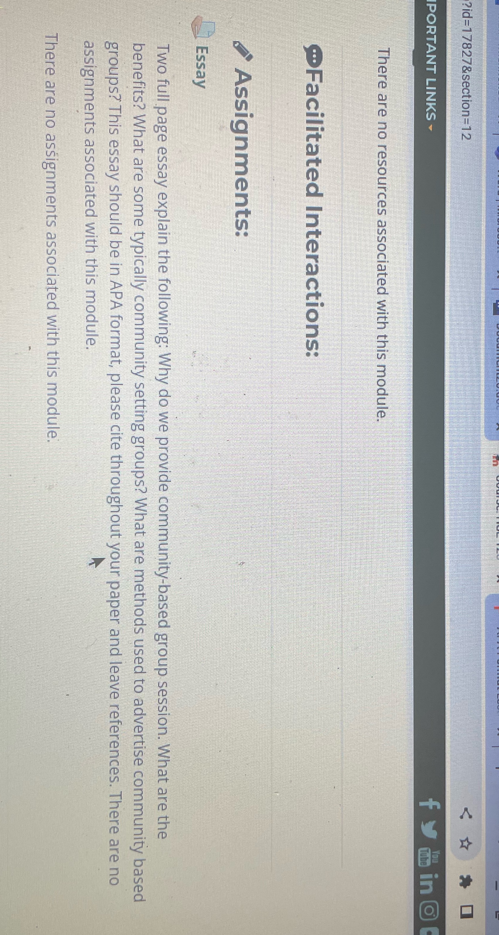 Help please ?id=17827 §ion=12 V PORTANT LINKS