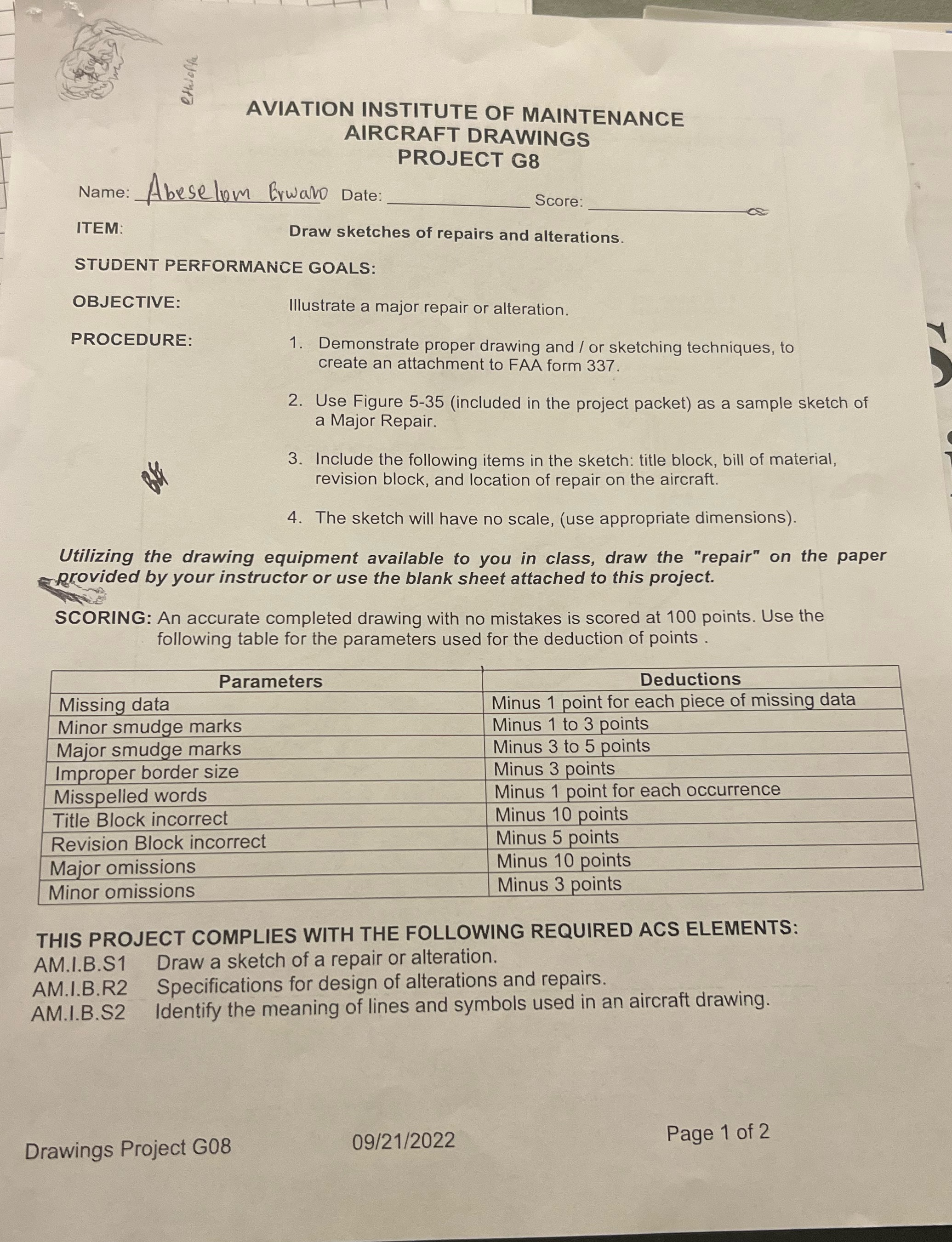 What do I need to do for this project etheroffa