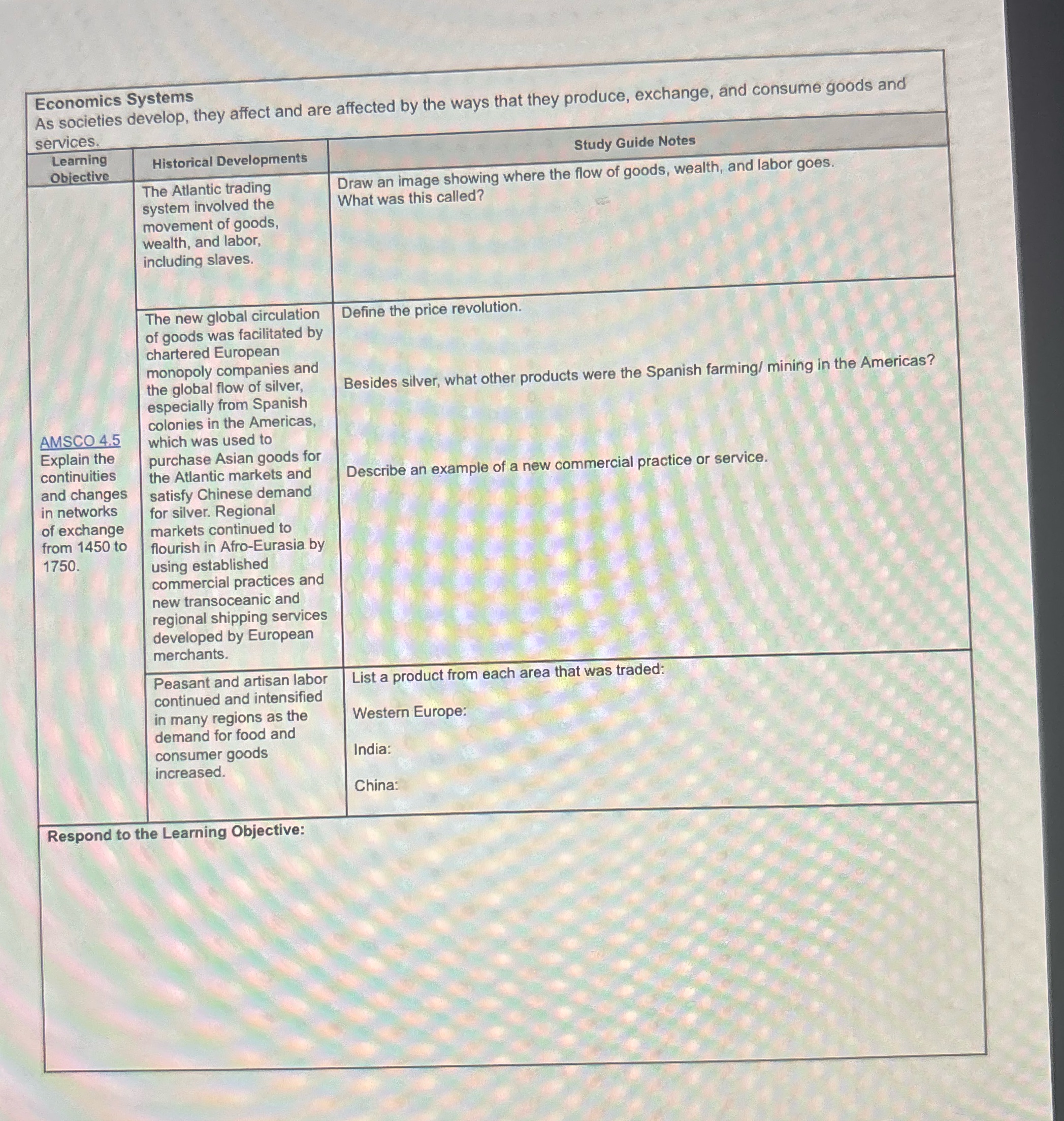 Economics Systems , | As societies develop, they