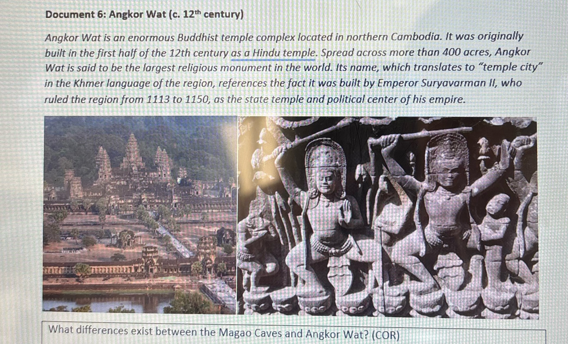 Answer the question in the bottom based on the