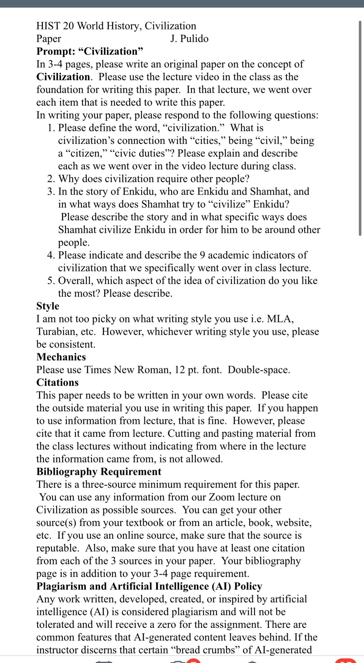 Take time on this assignment, Follow the