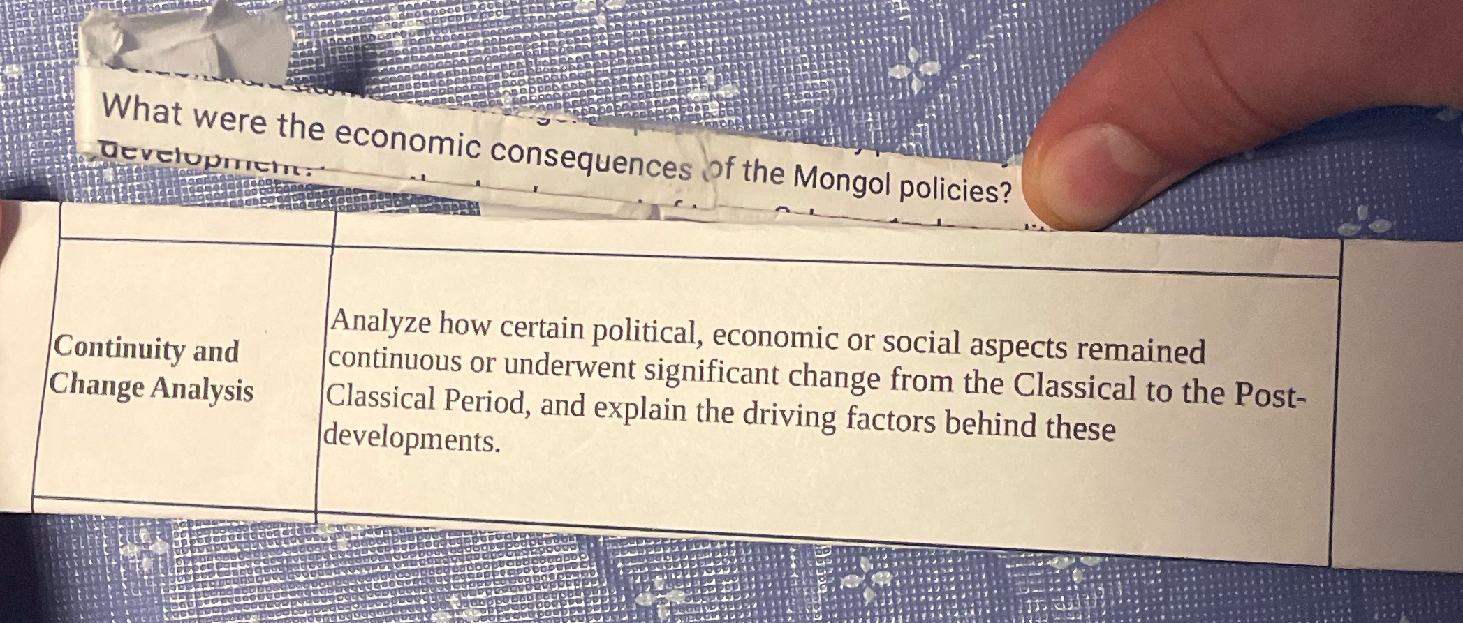 Answer the question on top and provide resources