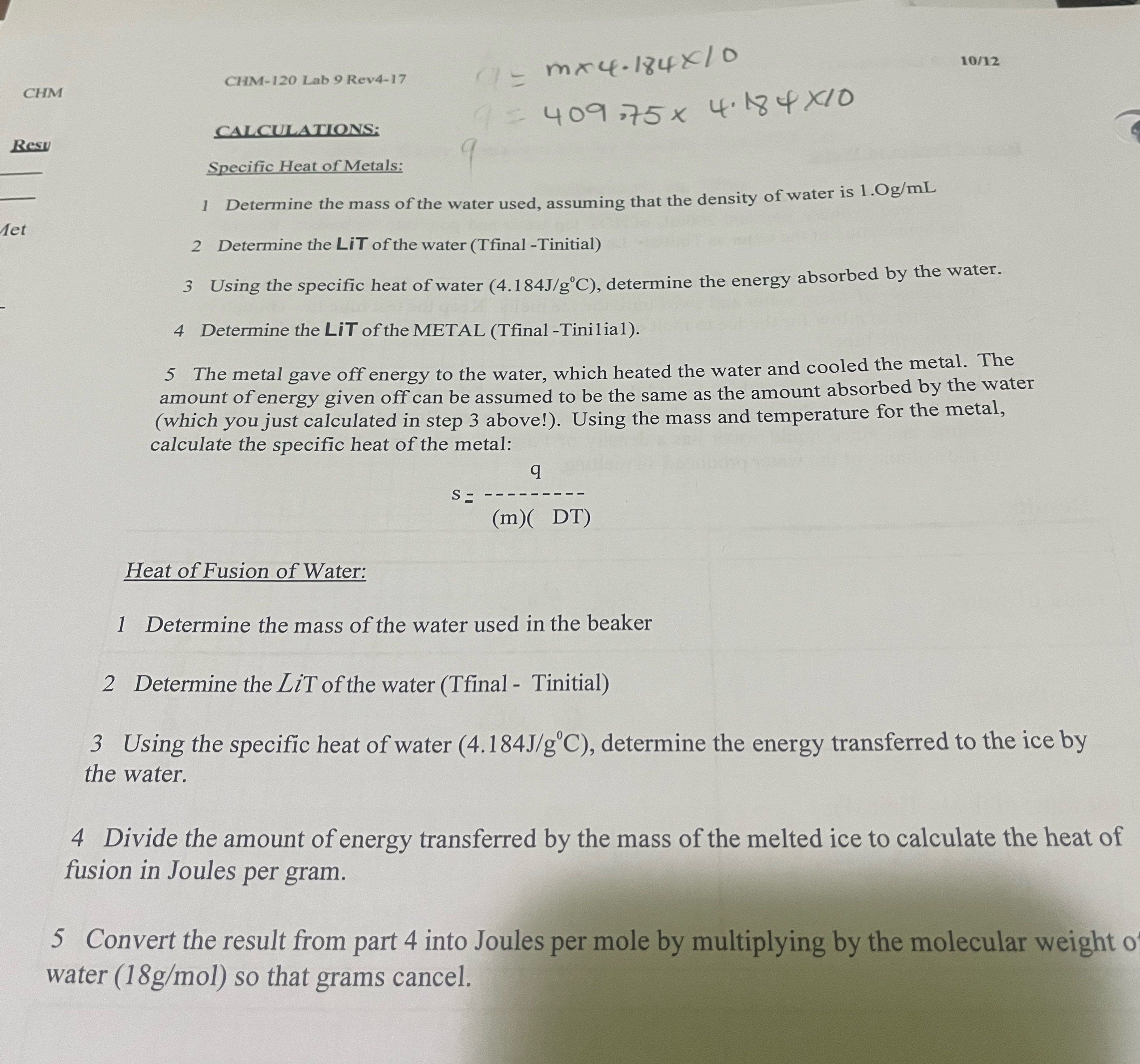 CHM-120 Lab 9 Rev4-17 (1 - mx4 . 184 x /0 10/12