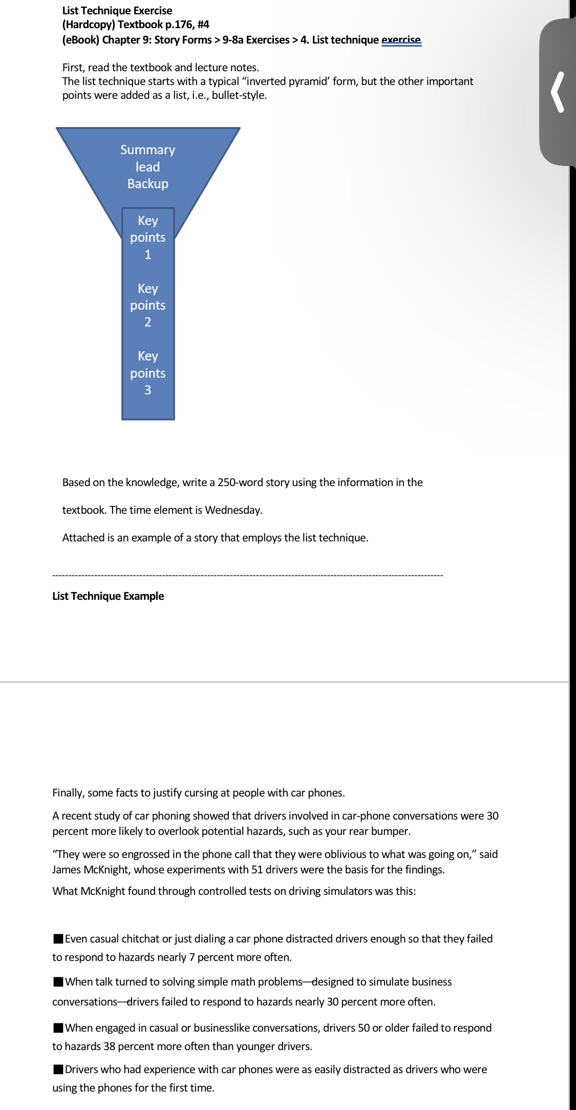 List Technique Exercise (Hardcopy) Textbook