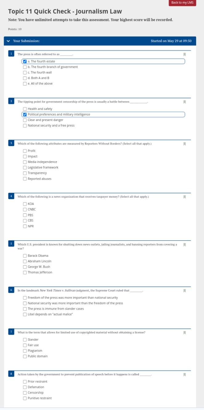 Bscom/350T Your Submission: Started on May 30 at